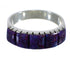 Southwestern Magenta Turquoise Silver Jewelry Ring Size 7-1/4 AX88692